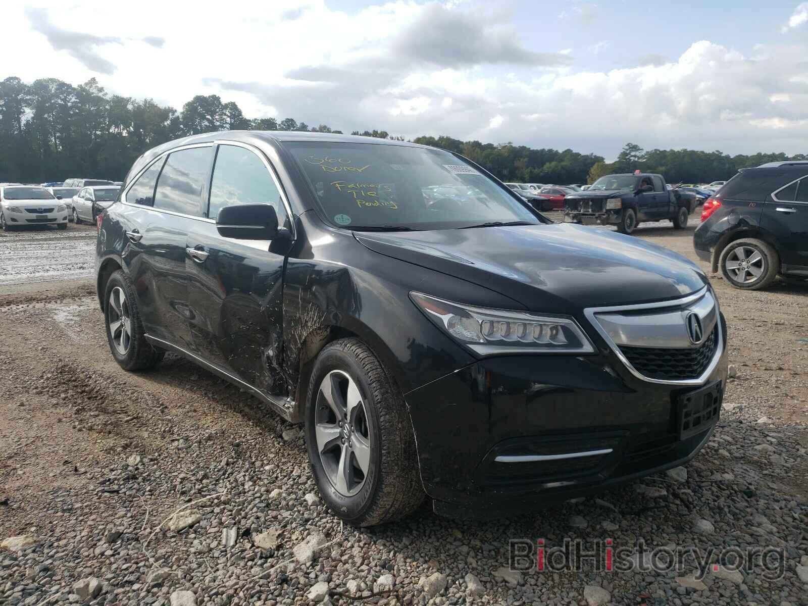 Photo 5FRYD3H24GB001404 - ACURA MDX 2016