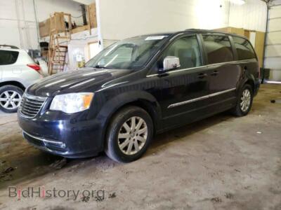 2011 Chrysler MINIVAN Touring L, черный — VIN 2A4RR8DG8BR666321, Copart