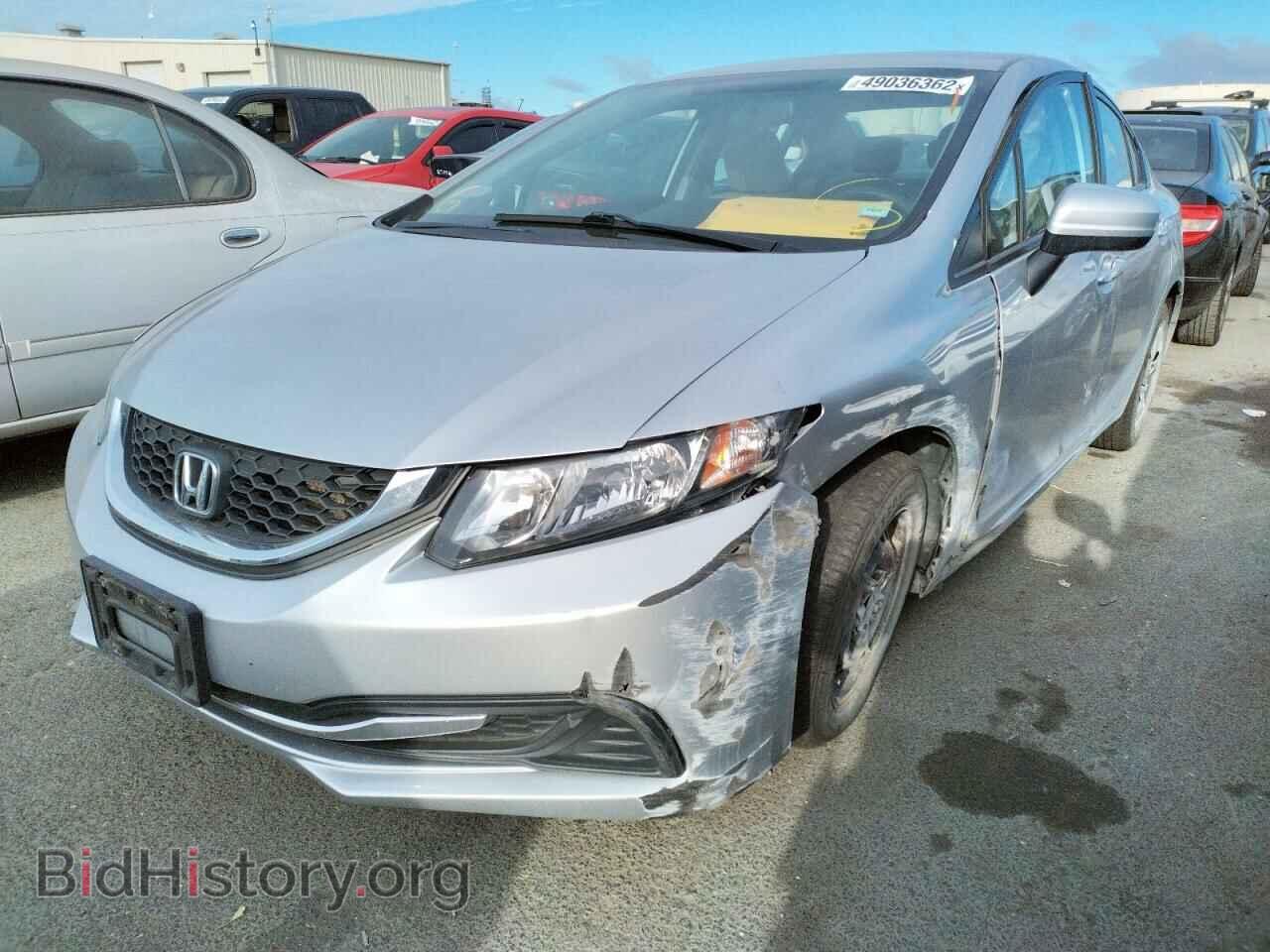 2014 HONDA CIVIC - VIN: 19XFB2F56EE203671 - Фото 2
