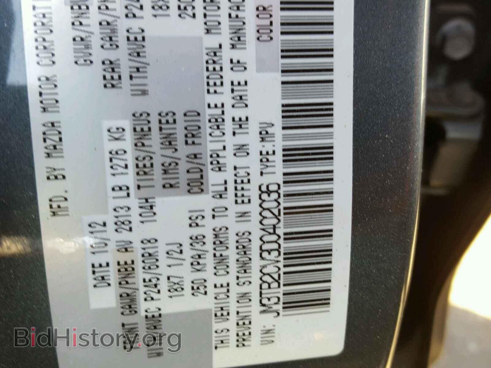 2013 MAZDA CX-9 - VIN: JM3TB2CV3D0402036 - Фото 10
