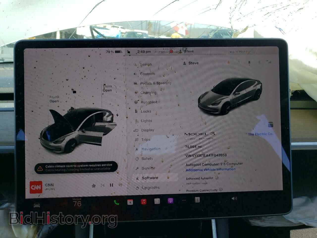 2018 TESLA MODEL 3 - VIN: 5YJ3E1EA4JF043958 - Фото 9