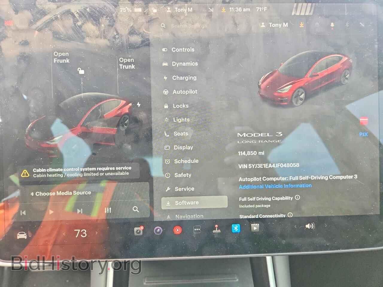 2018 TESLA MODEL 3 - VIN: 5YJ3E1EA4JF048058 - Photo 9