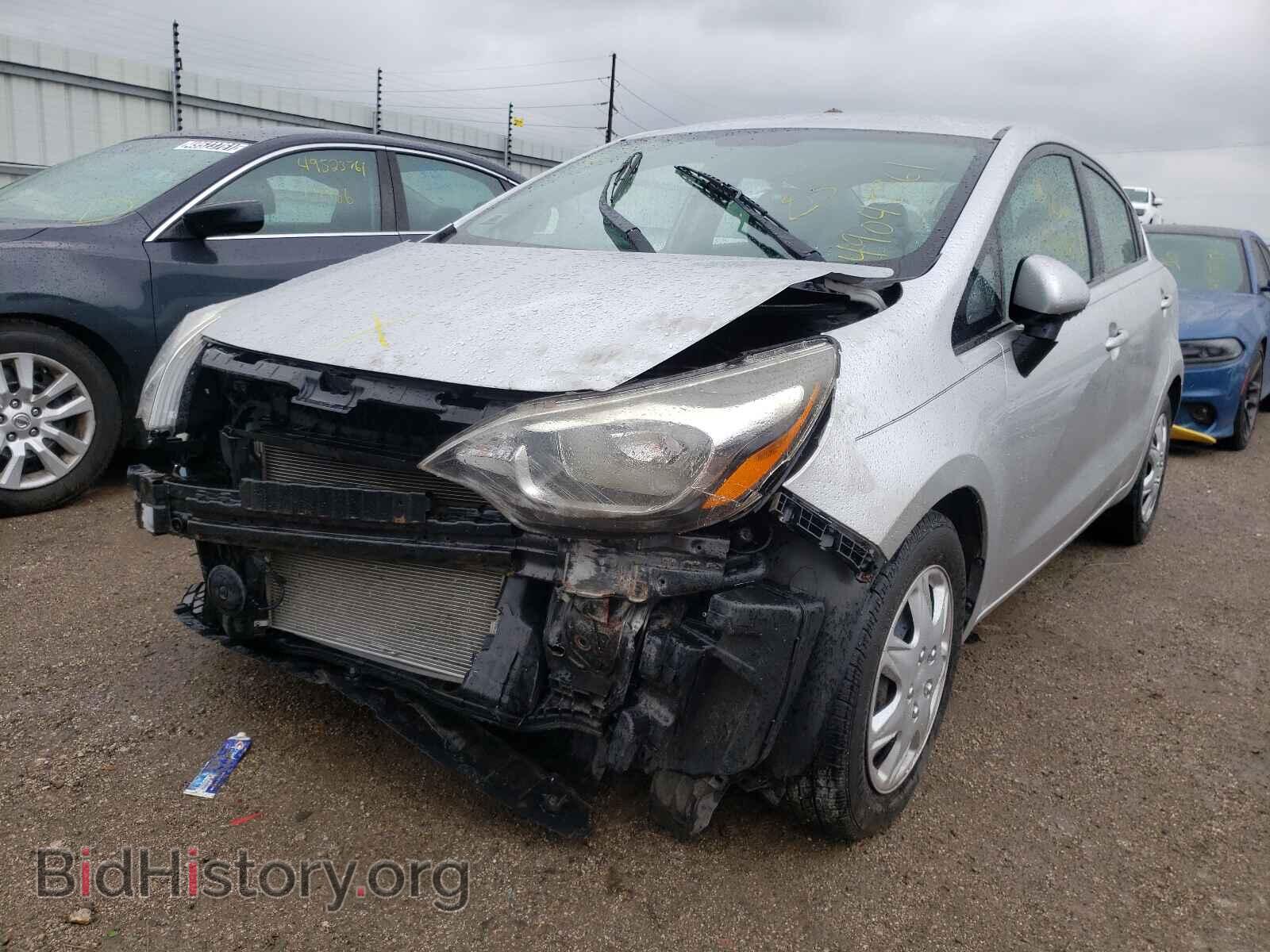 2013 KIA RIO - VIN: KNADM4A33D6277411 - Фото 2