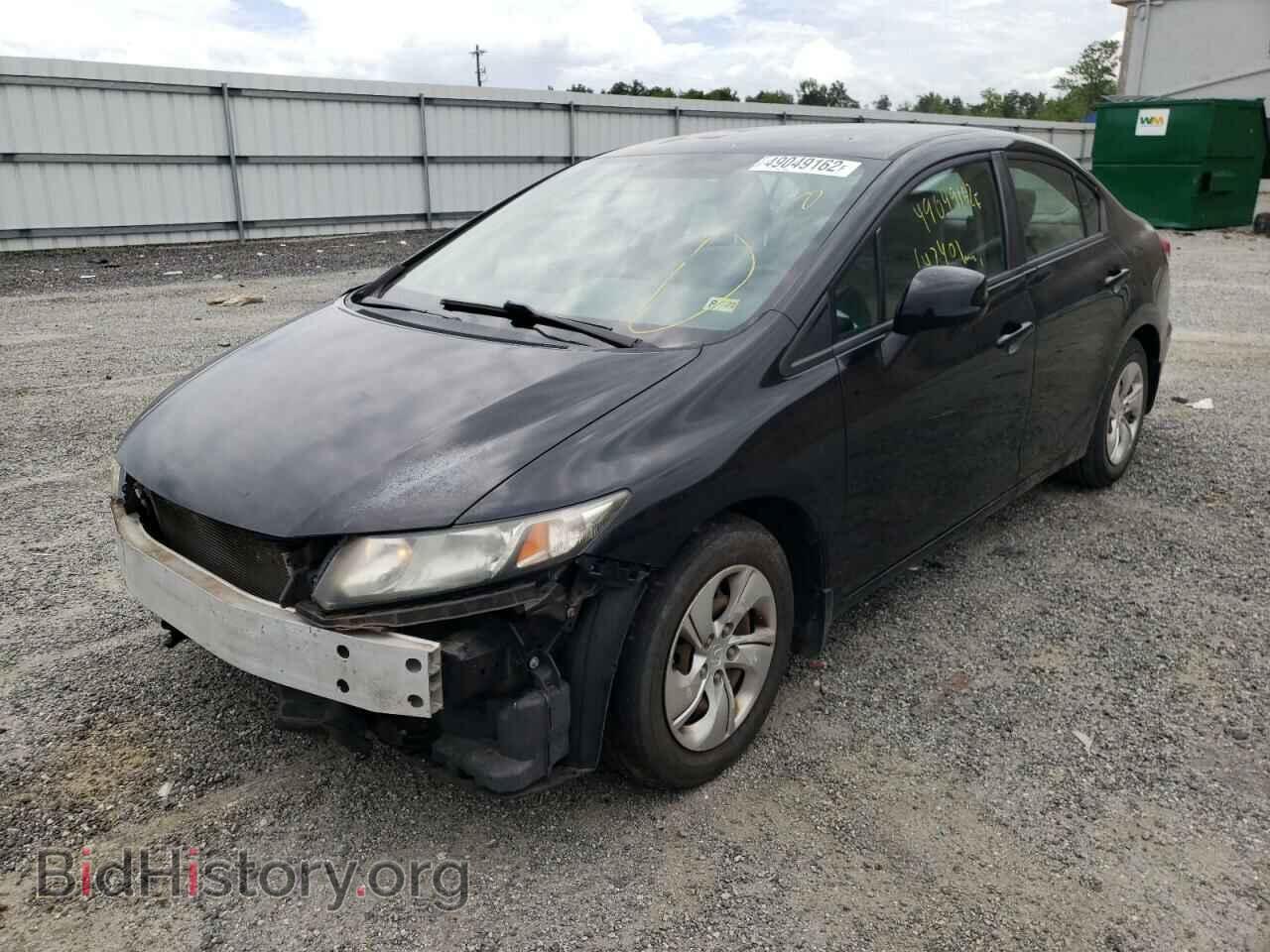 2013 HONDA CIVIC - VIN: 2HGFB2F52DH543596 - Фото 2