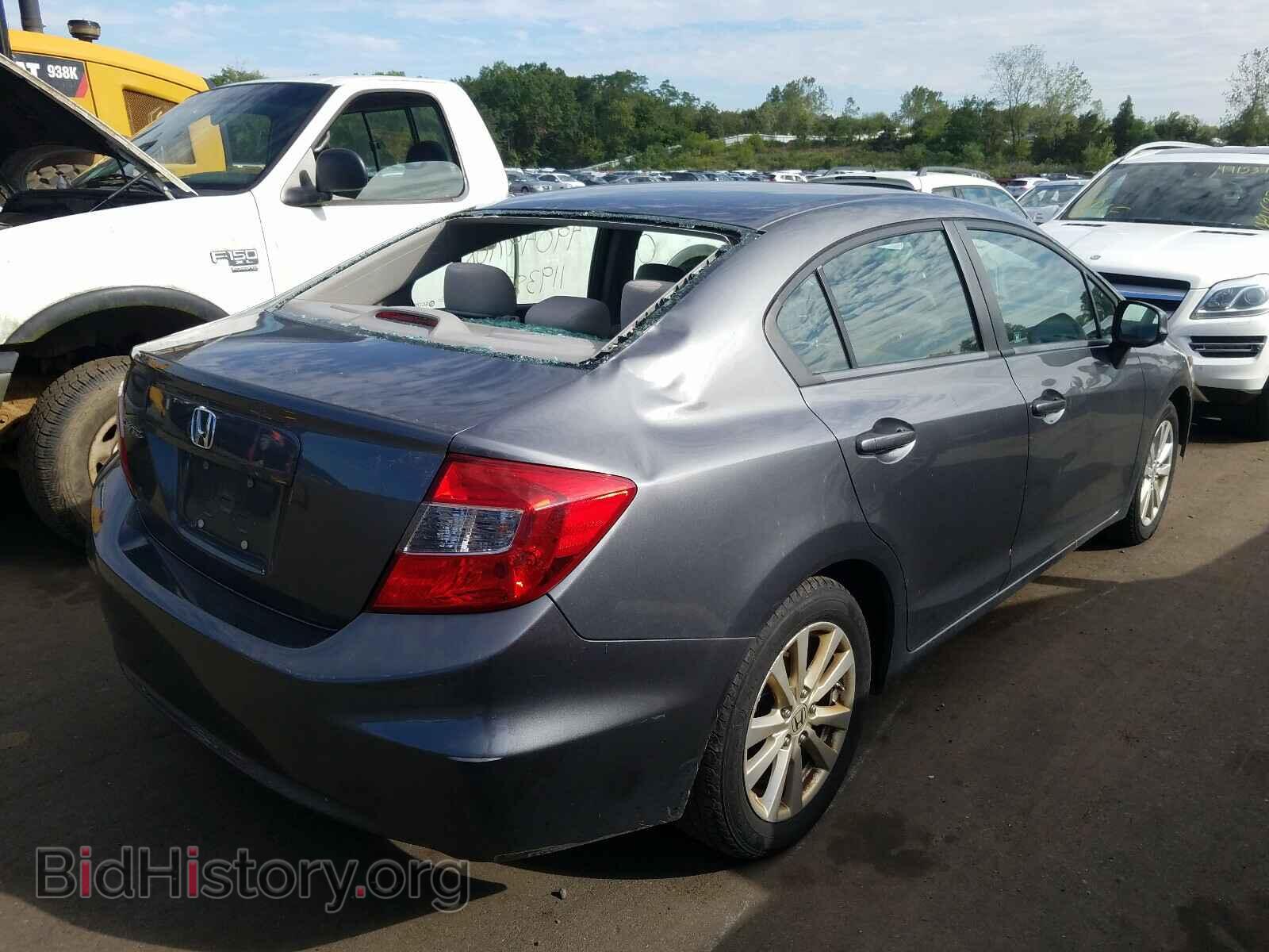 2012 HONDA CIVIC - VIN: 19XFB2F85CE355335 - Фото 4