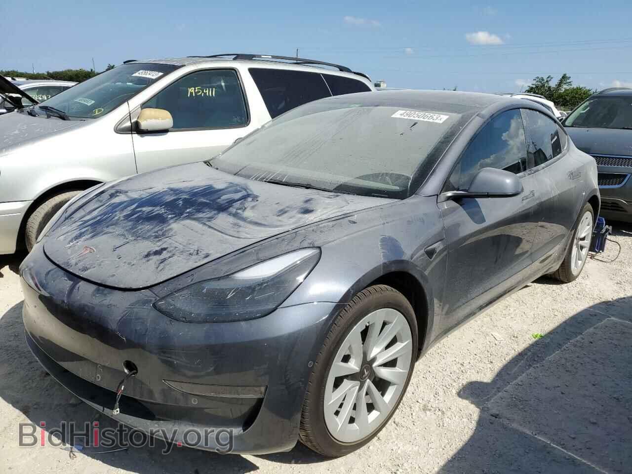 Photo 5YJ3E1EA7NF325940 - TESLA MODEL 3 2022