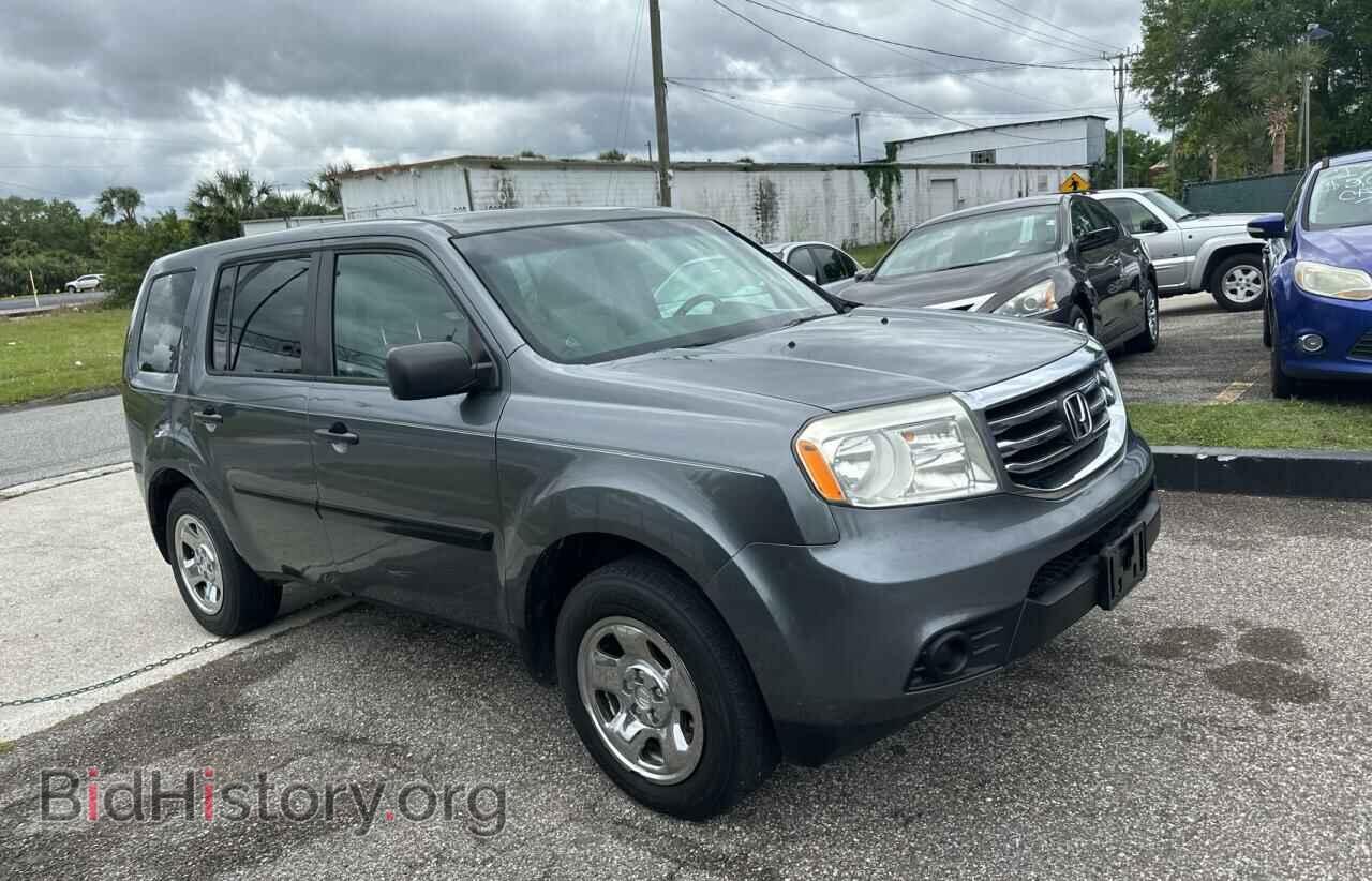 Photo 5FNYF3H26CB005296 - HONDA PILOT 2012