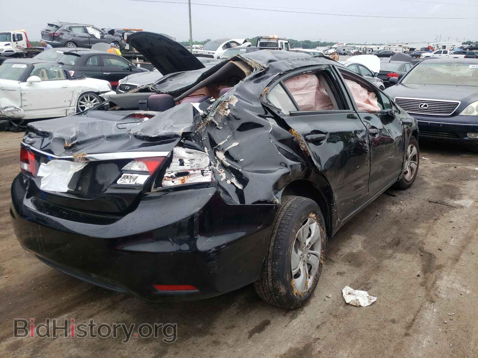 2013 HONDA CIVIC - VIN: 19XFB2F55DE295757 - Фото 4