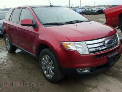 2009 Ford EDGE Edge SEL, красный — VIN 2FMDK38C79BA64281, Copart
