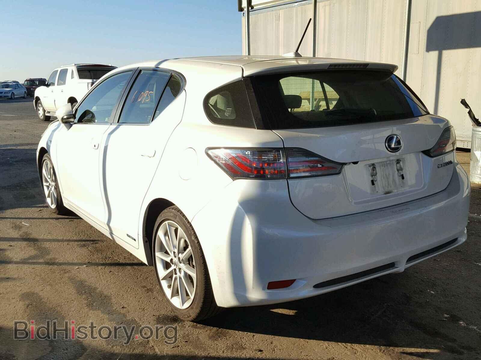 2011 LEXUS CT 200 - VIN: JTHKD5BH8B2033542 - Фото 3