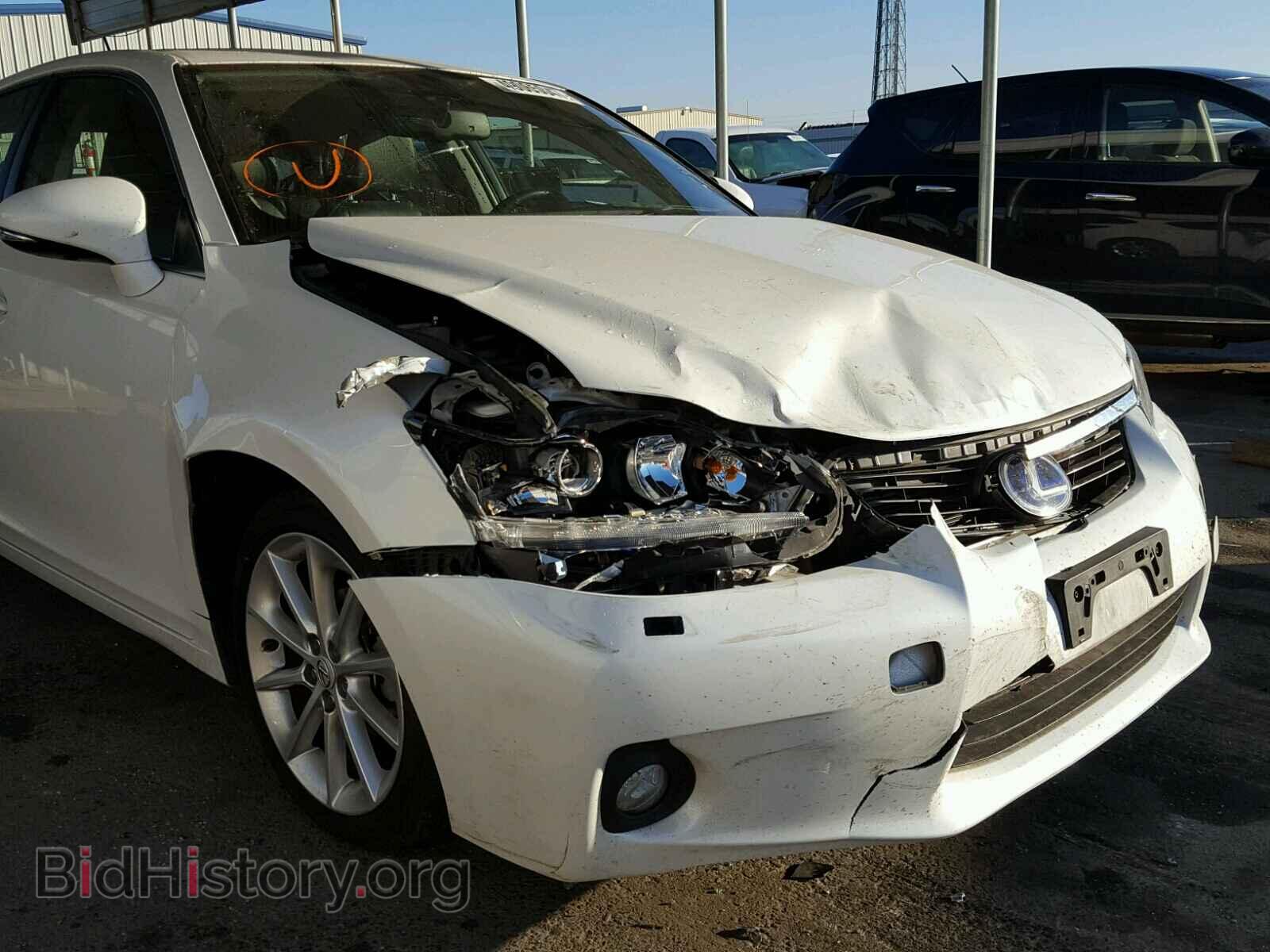 2011 LEXUS CT 200 - VIN: JTHKD5BH8B2033542 - Фото 9