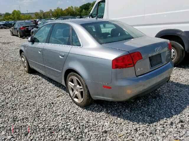 2007 AUDI A4 - VIN: WAUDF78EX7A216402 - Фото 3