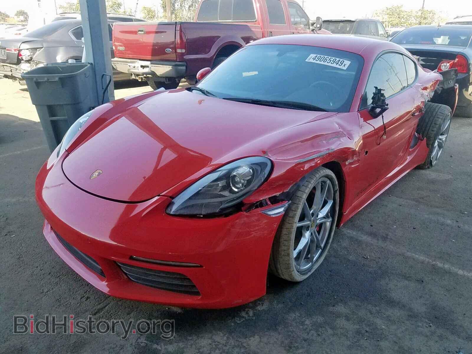 2018 PORSCHE CAYMAN - VIN: WP0AB2A82JK278094 - Фото 2