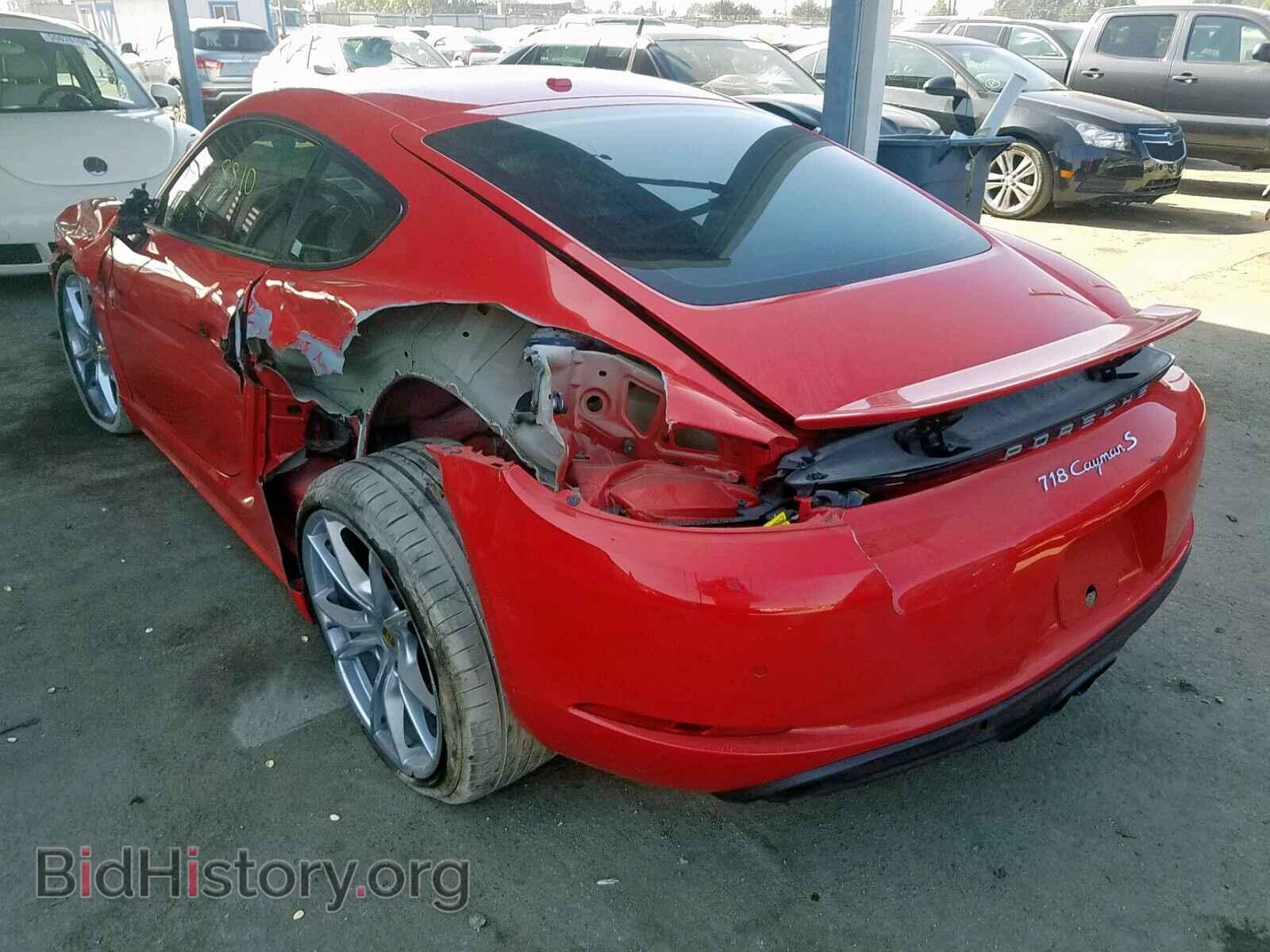 2018 PORSCHE CAYMAN - VIN: WP0AB2A82JK278094 - Фото 3