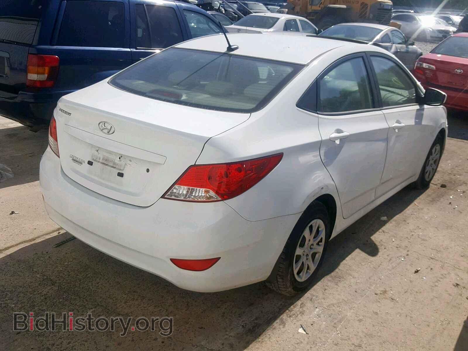 2013 HYUNDAI ACCENT - VIN: KMHCT4AE1DU351225 - Фото 4