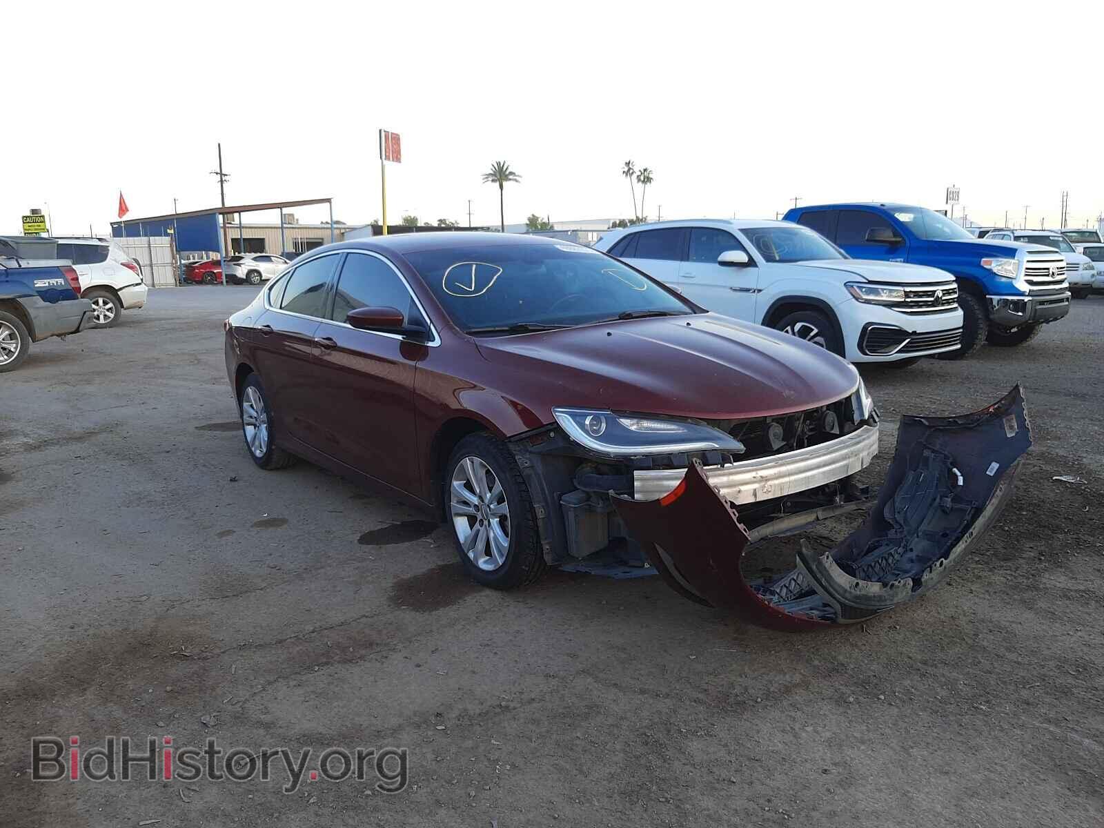 Фотография 1C3CCCAB6FN698216 - CHRYSLER 200 2015
