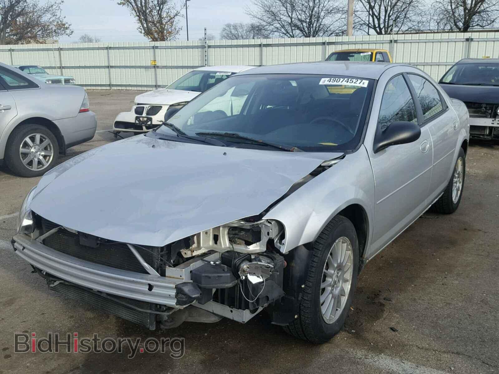 2004 CHRYSLER SEBRING - VIN: 1C3EL46X24N350283 - Фото 2