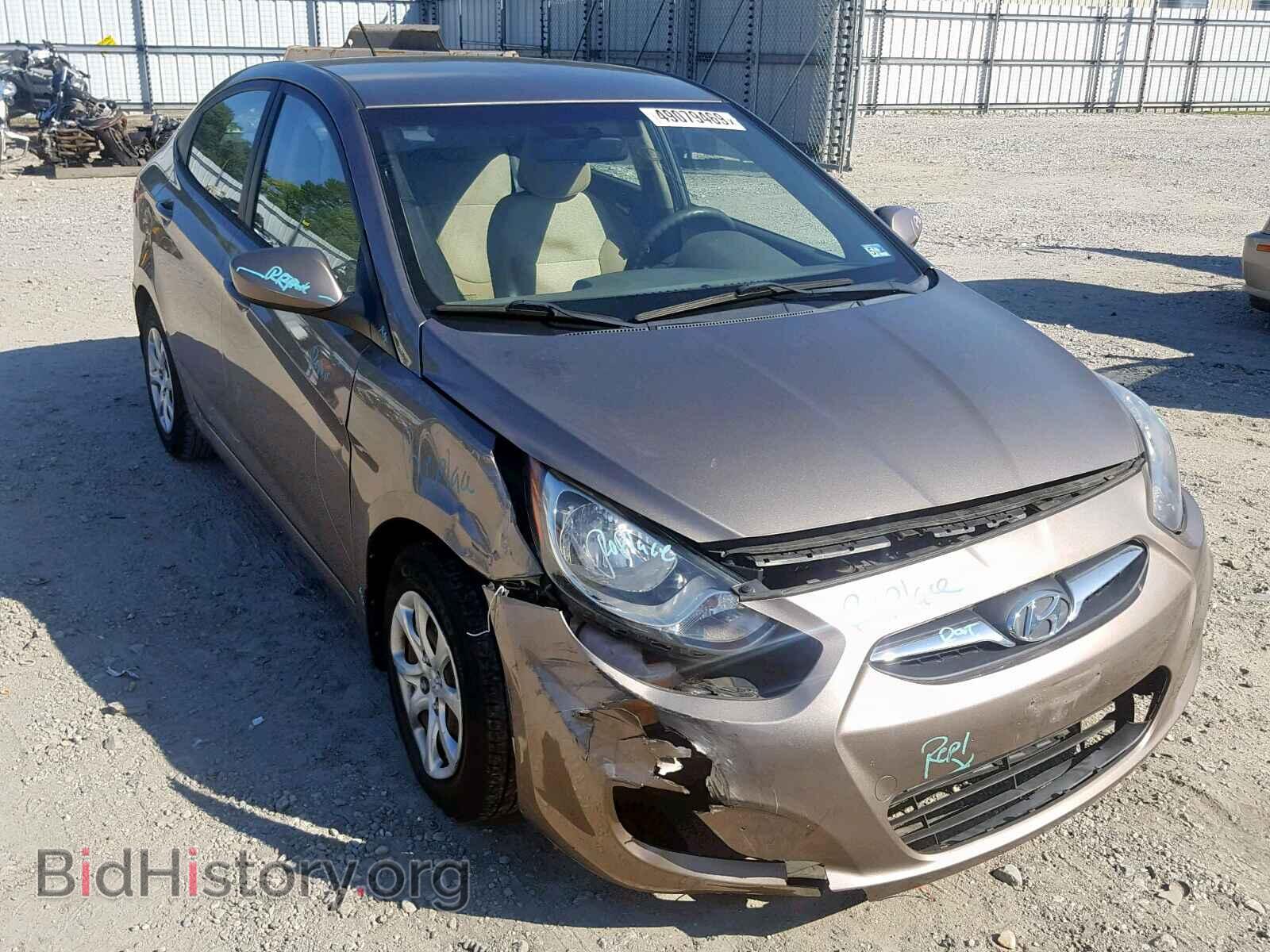 Photo KMHCT4AE9CU117705 - HYUNDAI ACCENT 2012