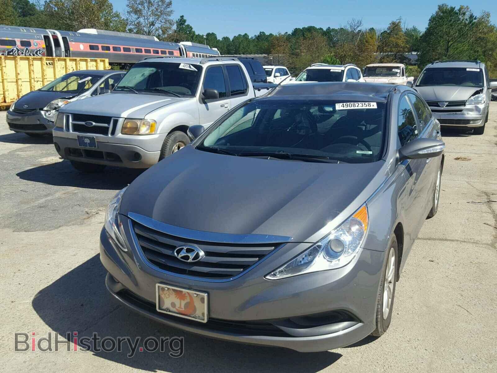 2014 HYUNDAI SONATA - VIN: 5NPEB4AC9EH922096 - Photo 2