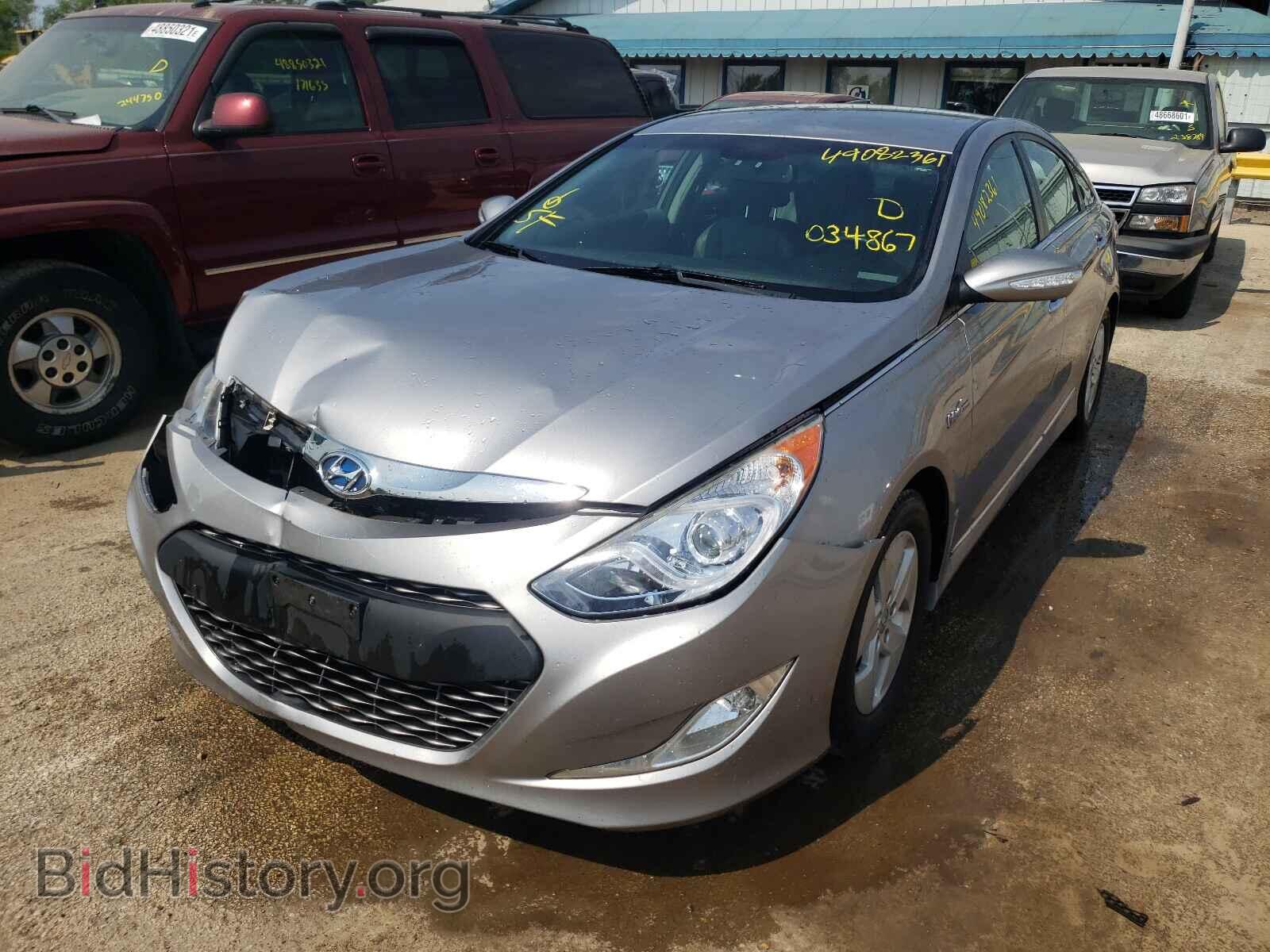 2012 HYUNDAI SONATA - VIN: KMHEC4A41CA034867 - Фото 2
