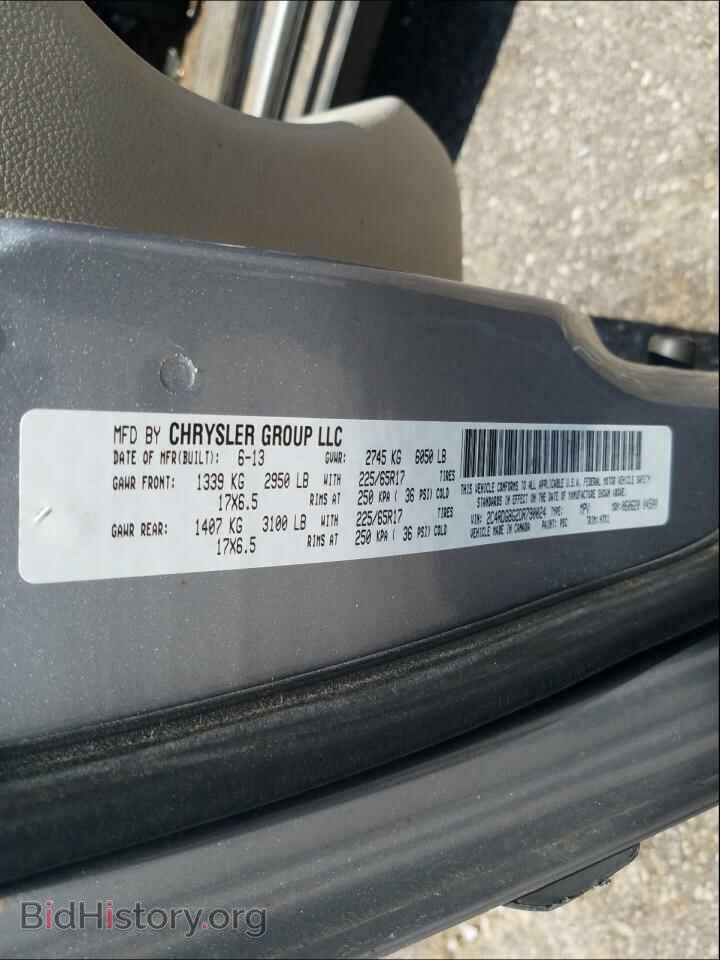 2013 DODGE GRAND CARA - VIN: 2C4RDGBG2DR790024 - Фото 10