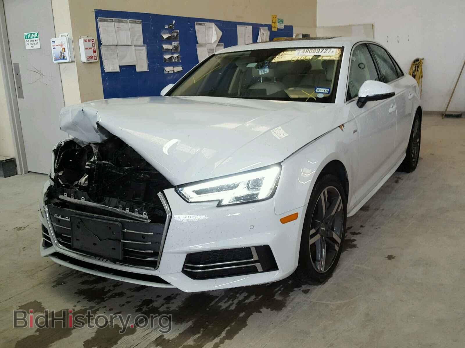 2017 AUDI A4 - VIN: WAUENAF46HN018392 - Фото 2