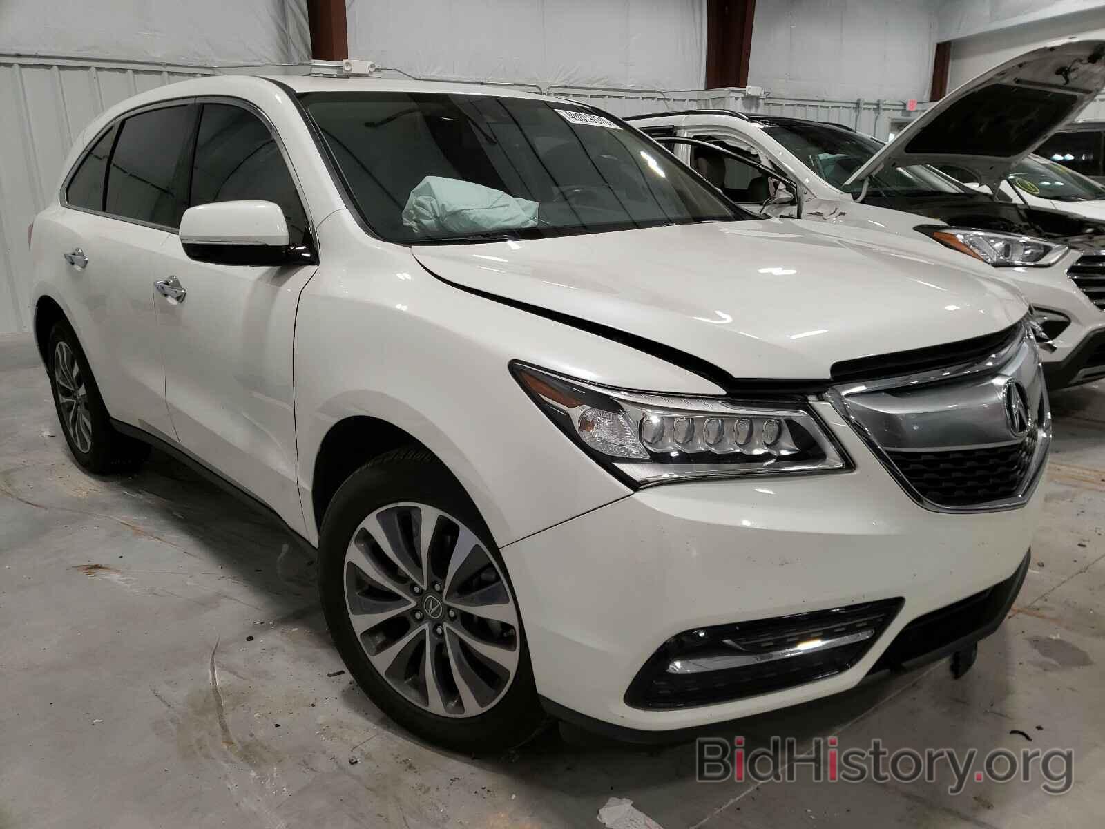 Photo 5FRYD4H45EB009046 - ACURA MDX 2014