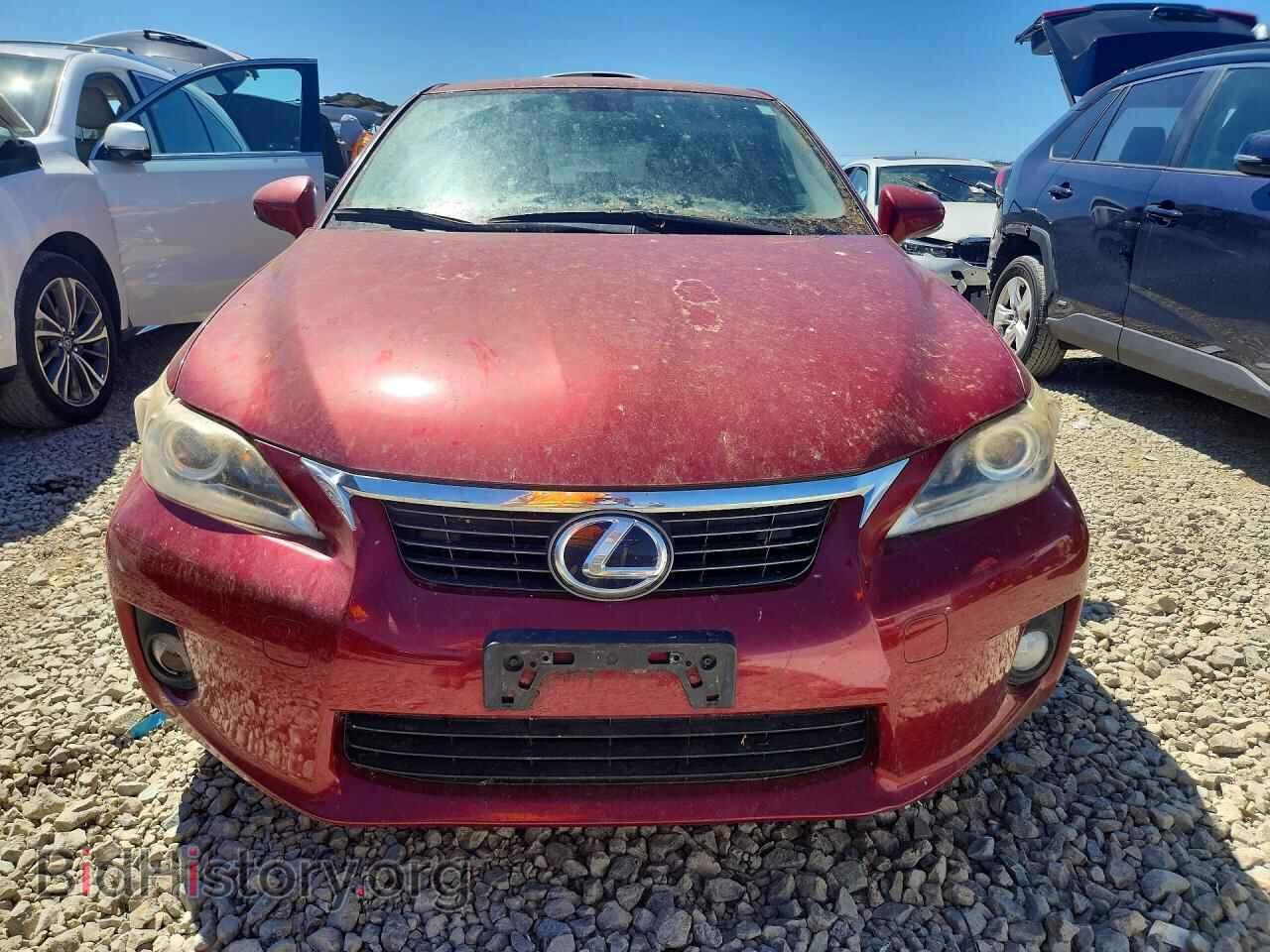 2012 LEXUS CT 200 - VIN: JTHKD5BH4C2086336 - Фото 5