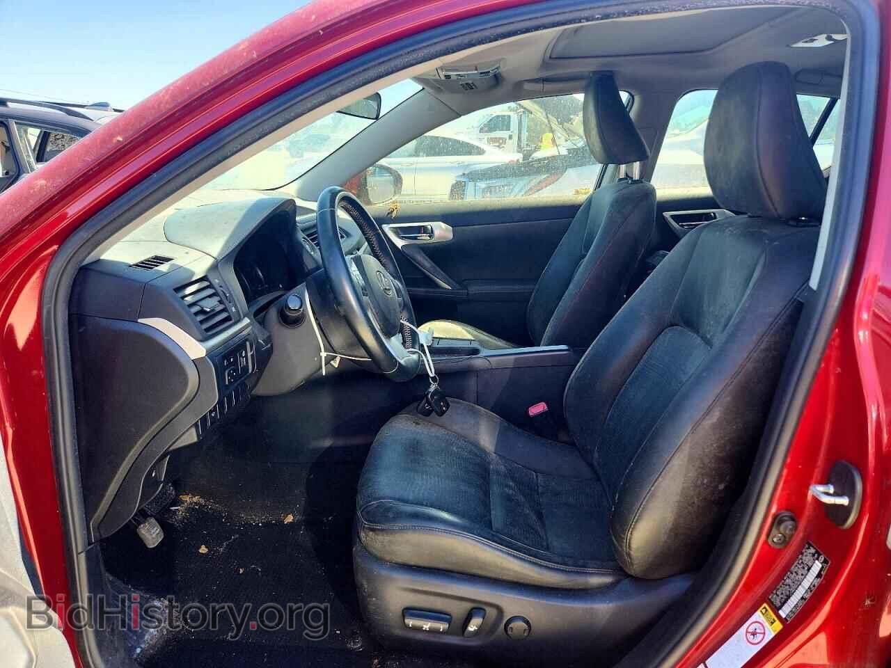 2012 LEXUS CT 200 - VIN: JTHKD5BH4C2086336 - Фото 7