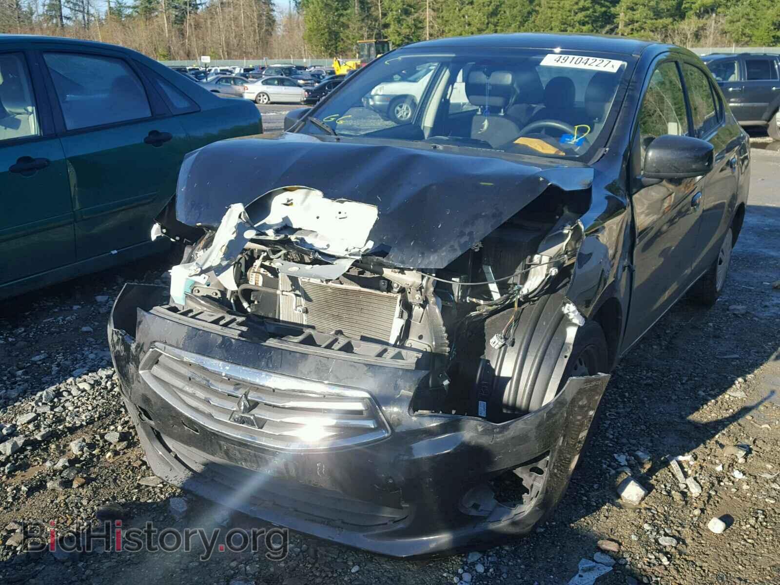 2017 MITSUBISHI MIRAGE - VIN: ML32F3FJ7HHF10454 - Фото 2