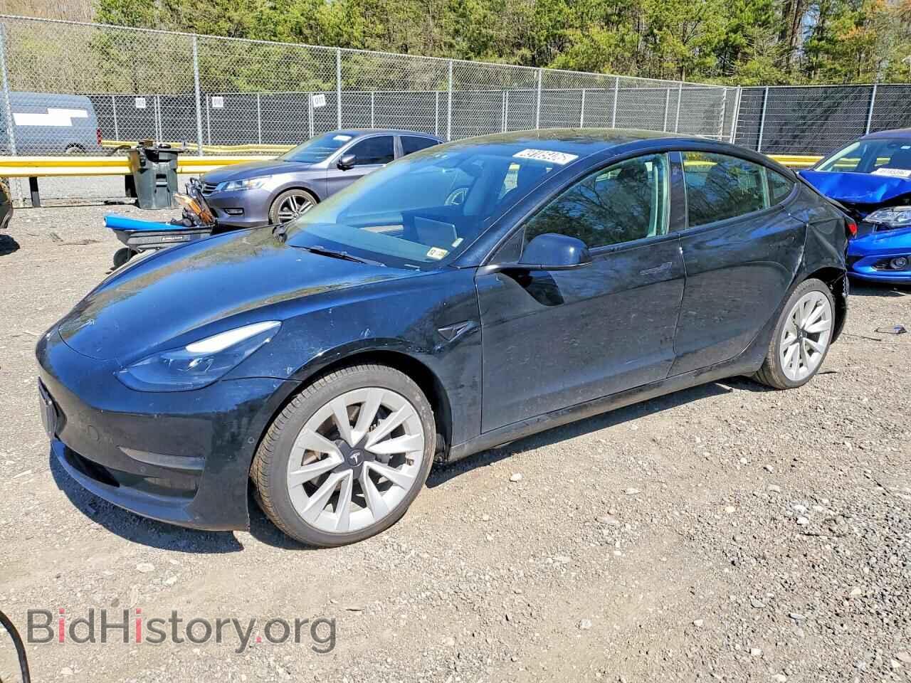 Photo 5YJ3E1EA9NF372063 - TESLA MODEL 3 2022