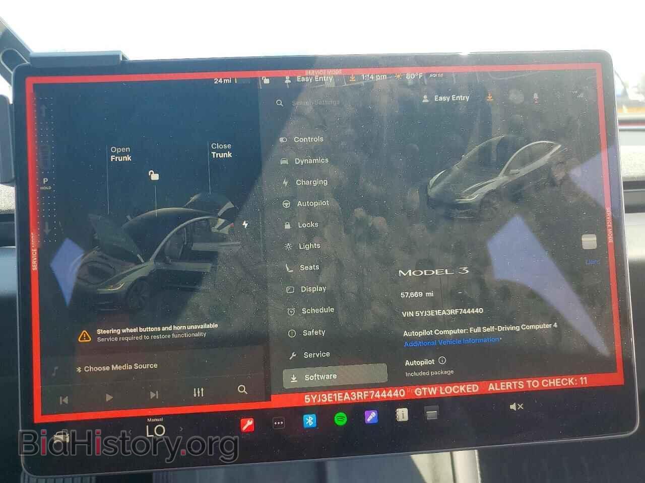 2024 TESLA MODEL 3 - VIN: 5YJ3E1EA3RF744440 - Фото 9