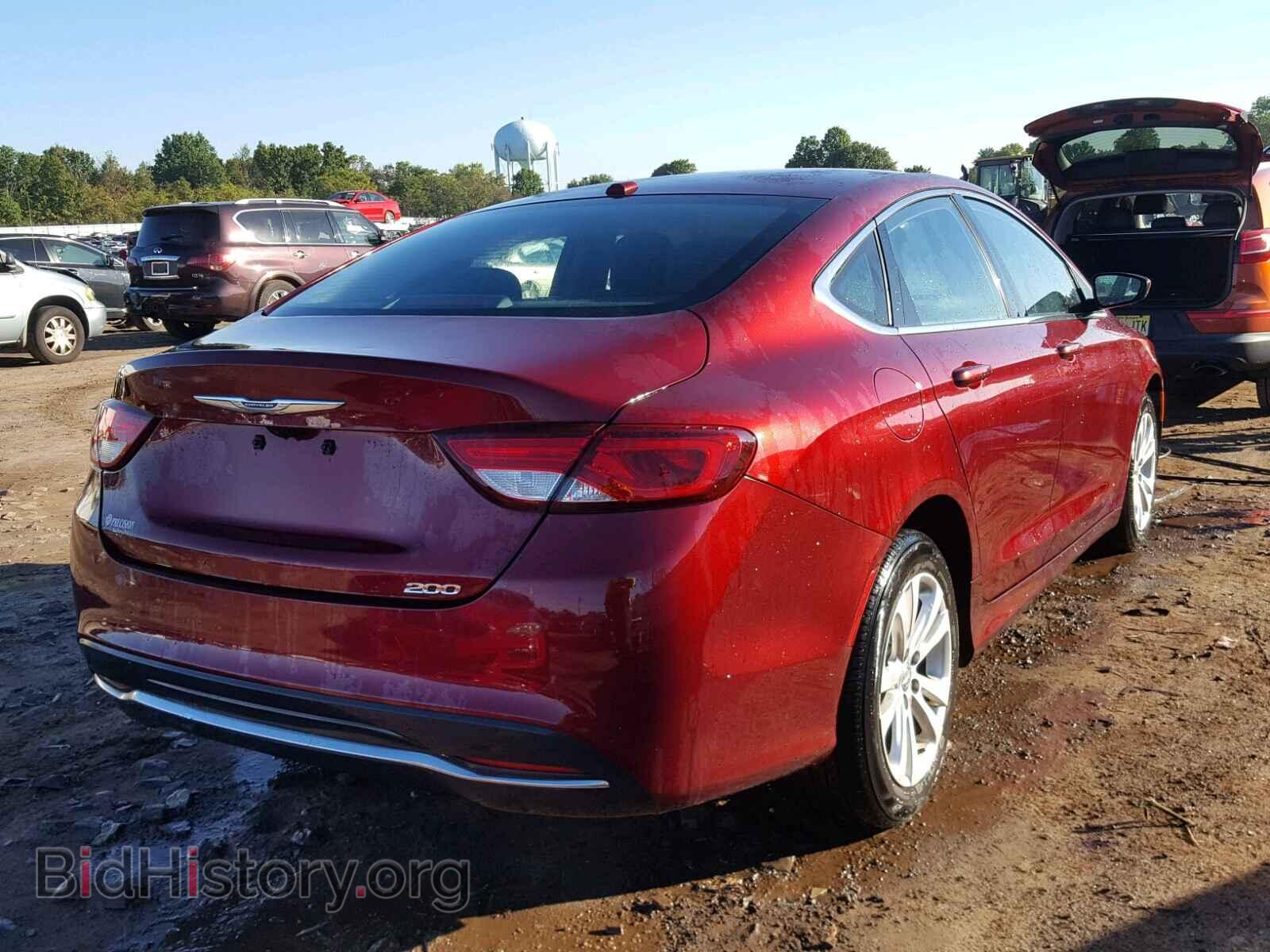 2015 CHRYSLER 200 - VIN: 1C3CCCAB3FN604955 - Фото 4