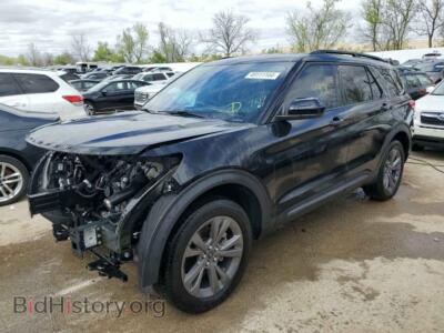 2023 Ford EXPLORER XLT, черный — VIN 1FMSK8DH9PGB81016, Copart