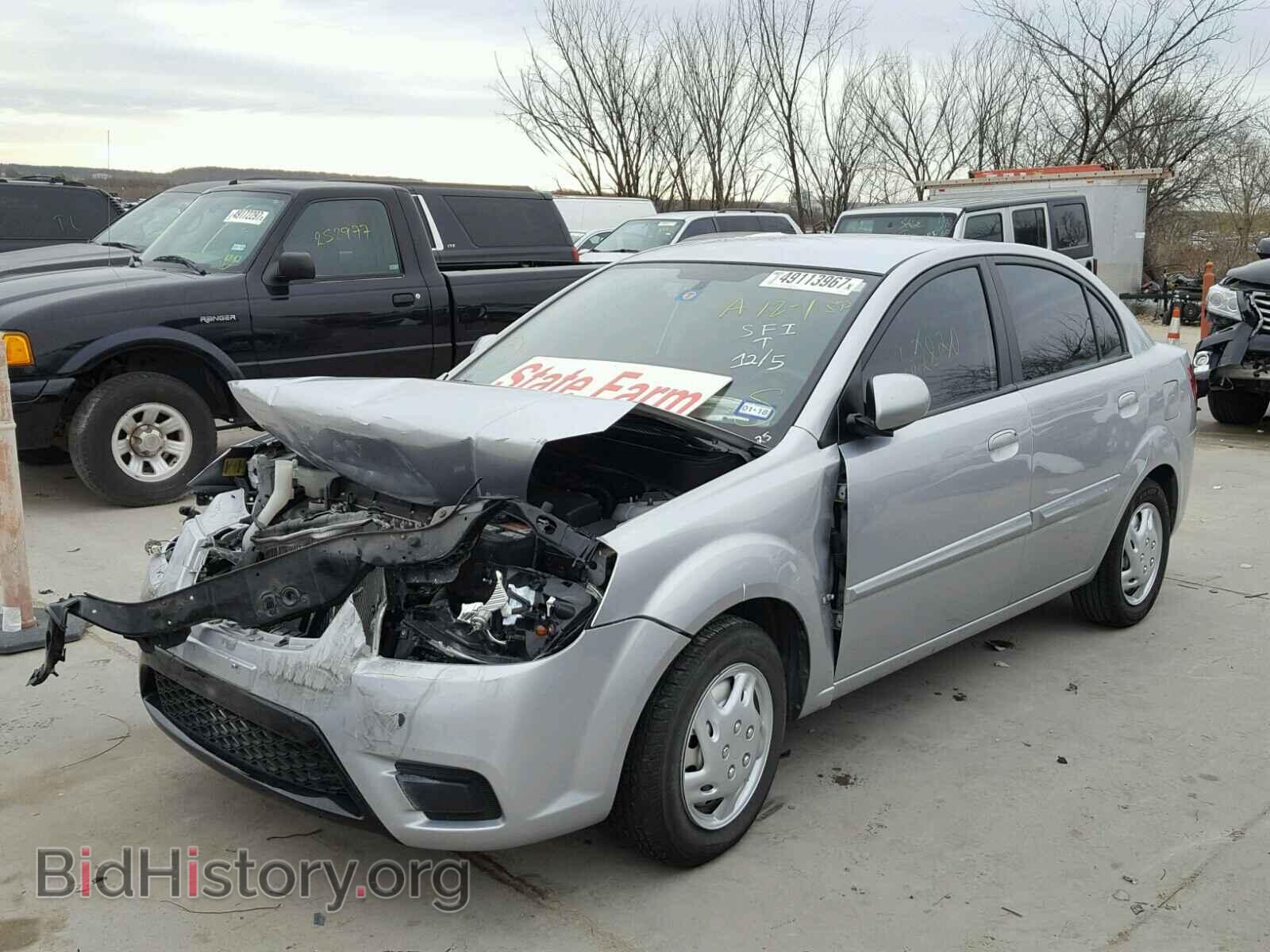 2011 KIA RIO BASE - VIN: KNADH4A30B6929189 - Фото 2