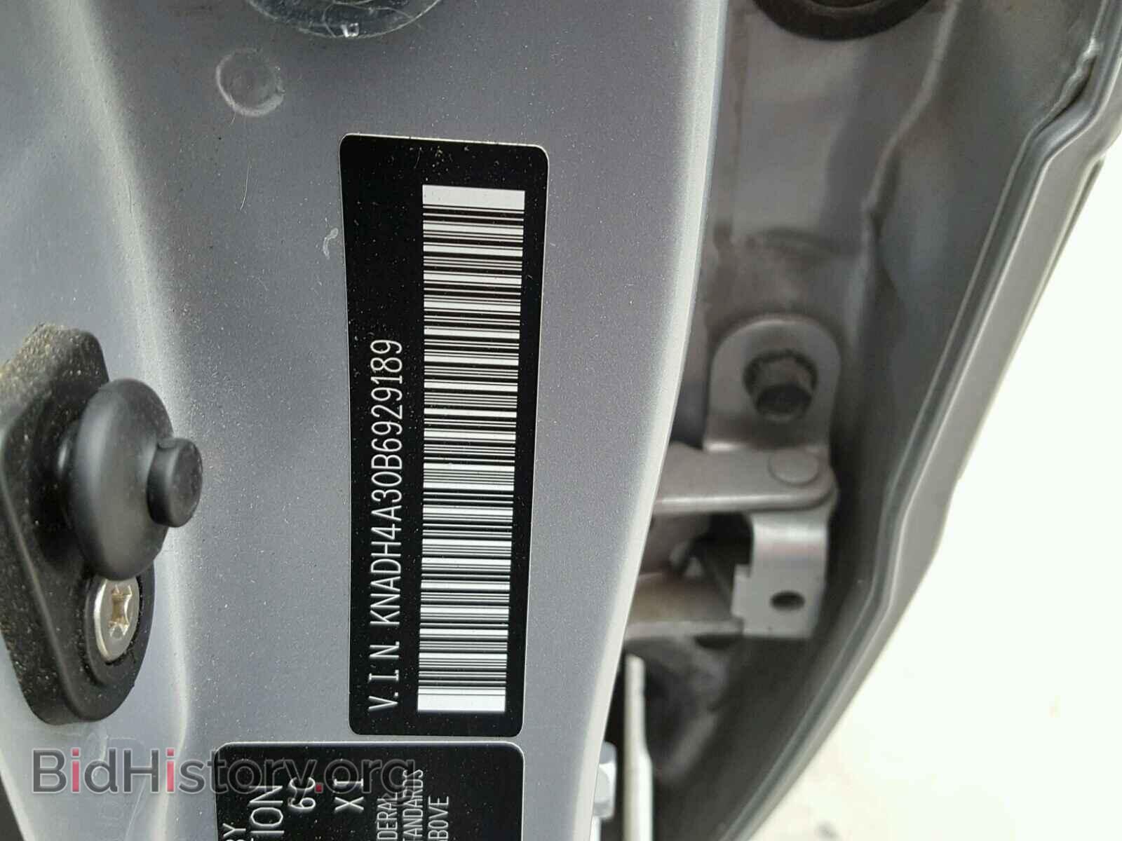 2011 KIA RIO BASE - VIN: KNADH4A30B6929189 - Фото 10