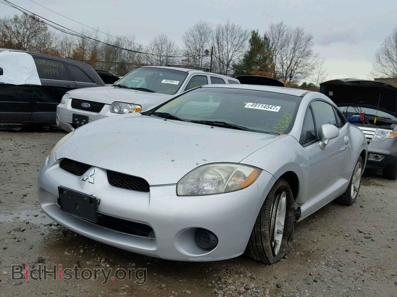 2006 MITSUBISHI ECLIPSE - VIN: 4A3AK24F76E028900 - Фото 2