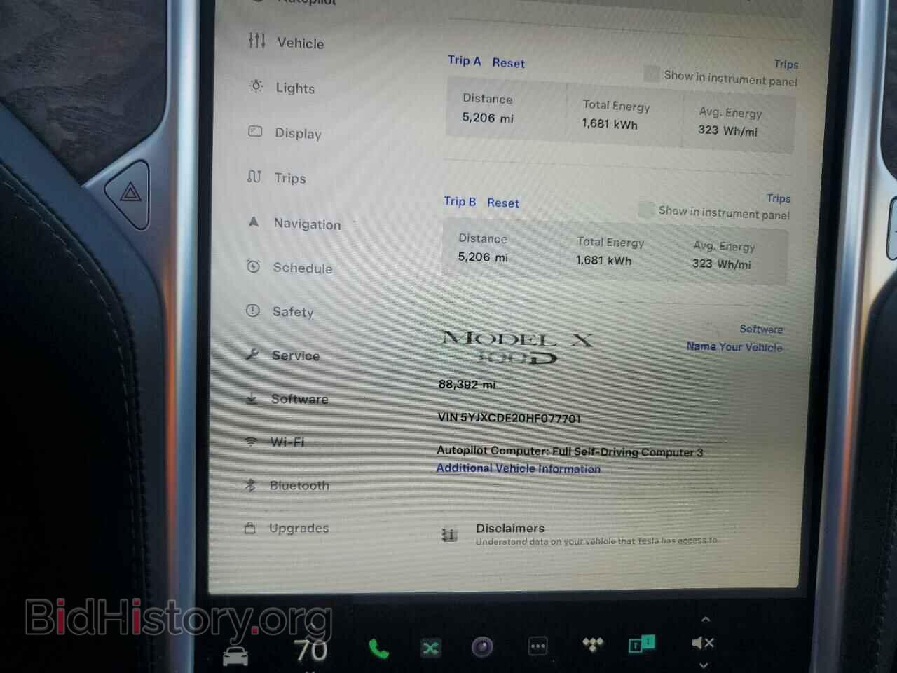 2017 TESLA MODEL X - VIN: 5YJXCDE20HF077701 - Photo 9