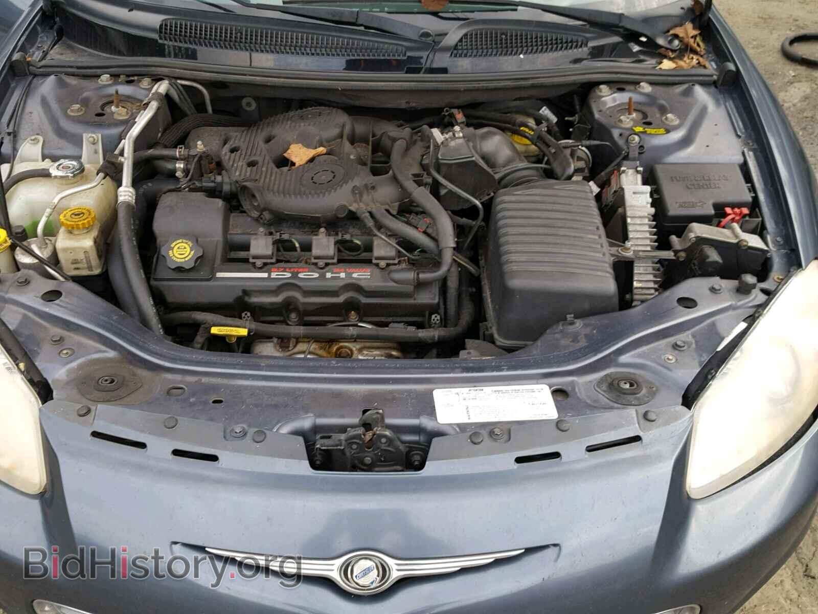 2002 CHRYSLER SEBRING - VIN: 1C3EL65R92N349014 - Фото 7