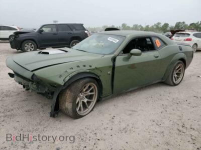 2023 Dodge CHALLENGER R/T Scat Pack, green — VIN 2C3CDZFJ7PH586373, Copart