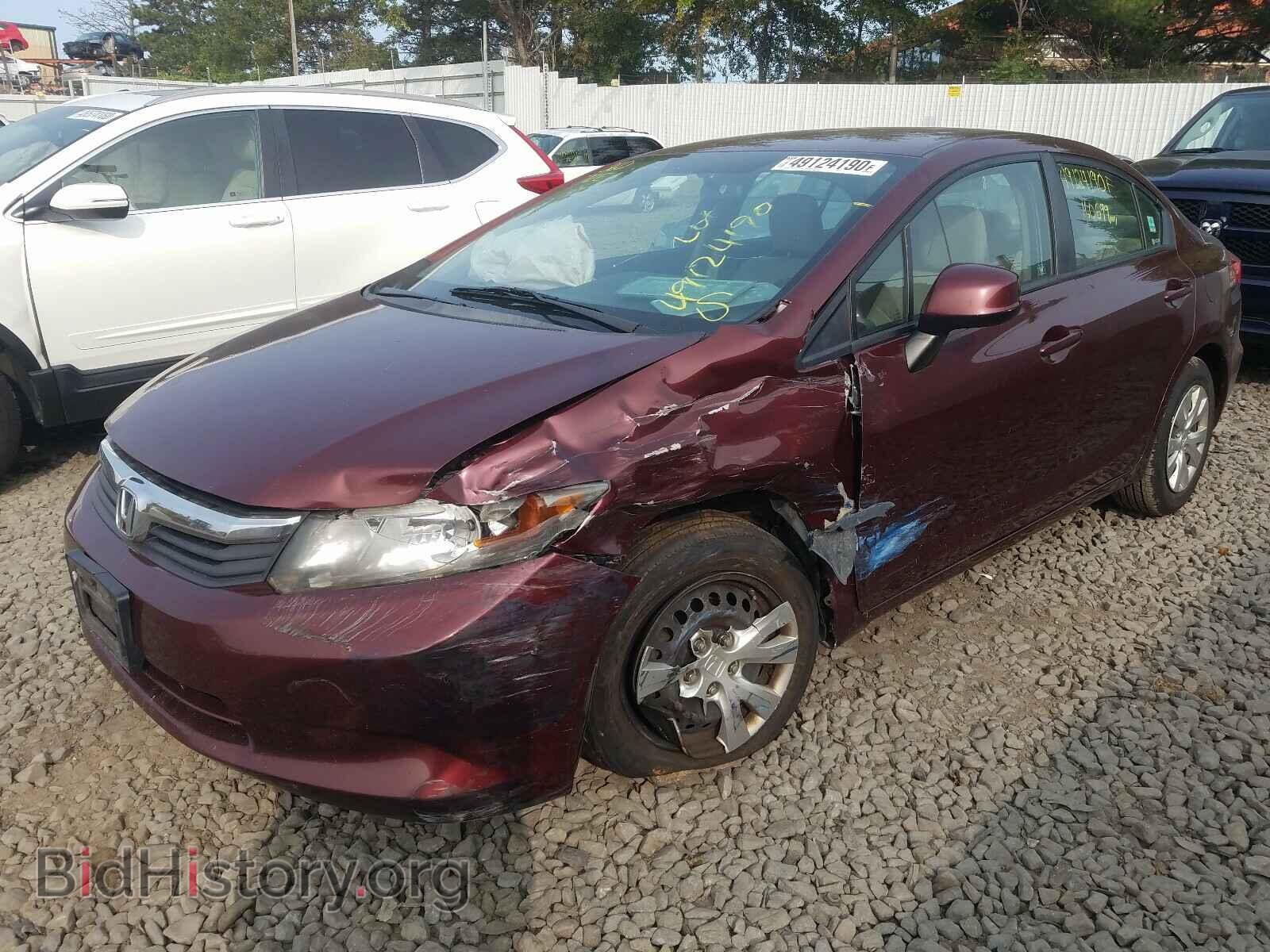 2012 HONDA CIVIC - VIN: 19XFB2F57CE347808 - Фото 2