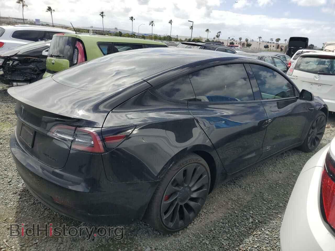 2022 TESLA MODEL 3 - VIN: 5YJ3E1ECXNF208886 - Фото 3