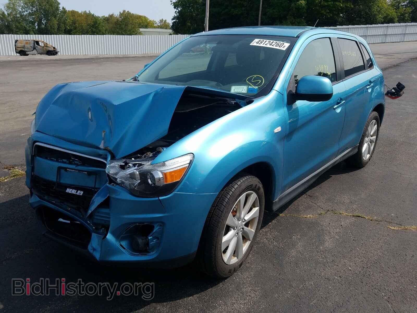 2014 MITSUBISHI OUTLANDER - VIN: 4A4AR3AU4EE018047 - Фото 2