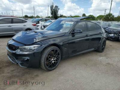 2018 BMW M3, black — VIN WBS8M9C56J5K98523, Copart