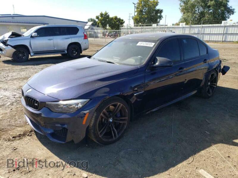2018 BMW M3 (VIN WBS8M9C5XJ5J80247) — фото 1 из 12, Copart, повреждение: задняя часть