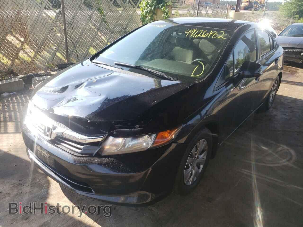 2012 HONDA CIVIC - VIN: 2HGFB2F5XCH304716 - Фото 2