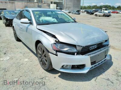 2011 Audi A4 A4 Premium, серебристый — VIN WAUFFAFL0BA080460, Copart