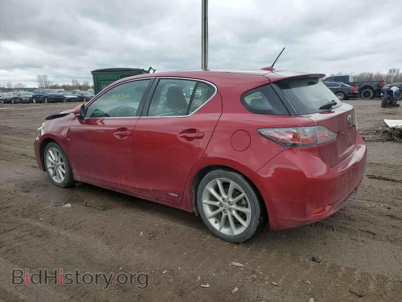 2011 LEXUS CT 200 - VIN: JTHKD5BH6B2013418 - Фото 2