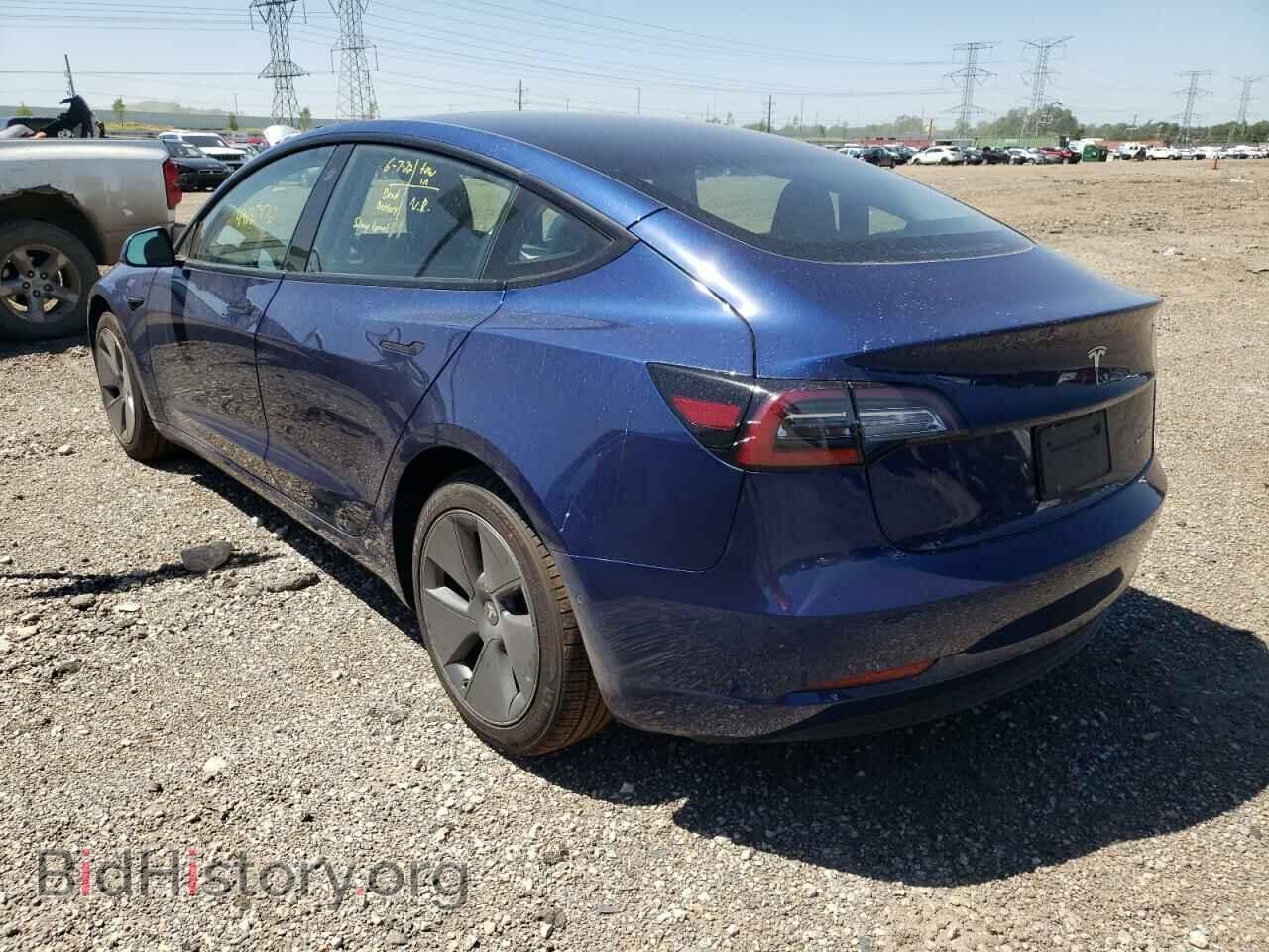 2022 TESLA MODEL 3 - VIN: 5YJ3E1EB1NF188485 - Фото 3