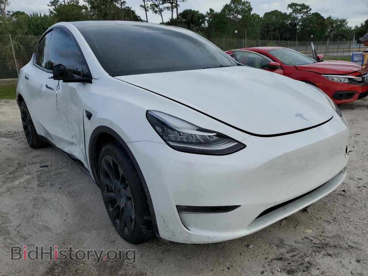 2022 TESLA MODEL Y - VIN: 7SAYGDEE1NF311281 - Фото 4